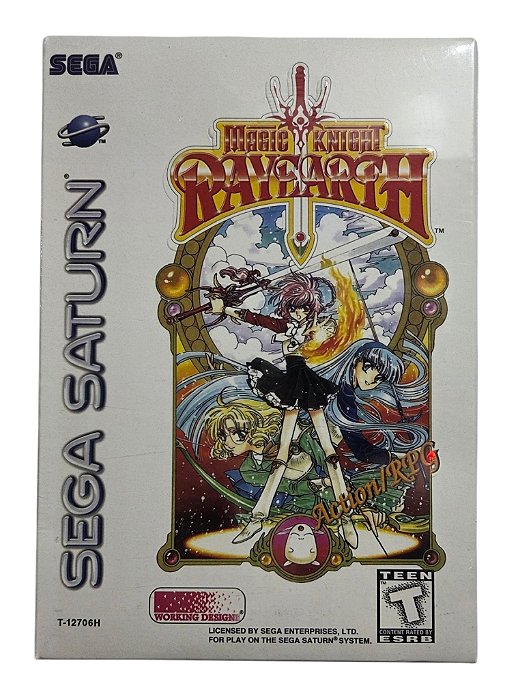 Jogo Magic Knight Rayearth [REPRO-PRENSADO] - Sega Saturn