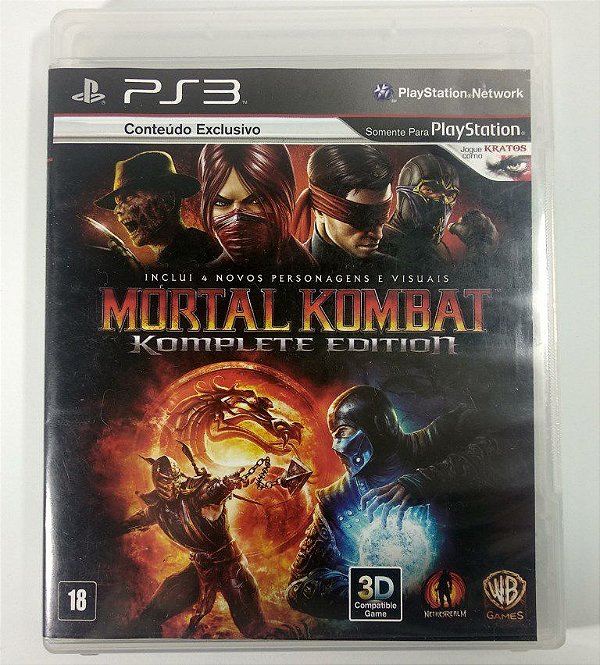 Jogo Mortal Kombat Komplete Edition - PS3