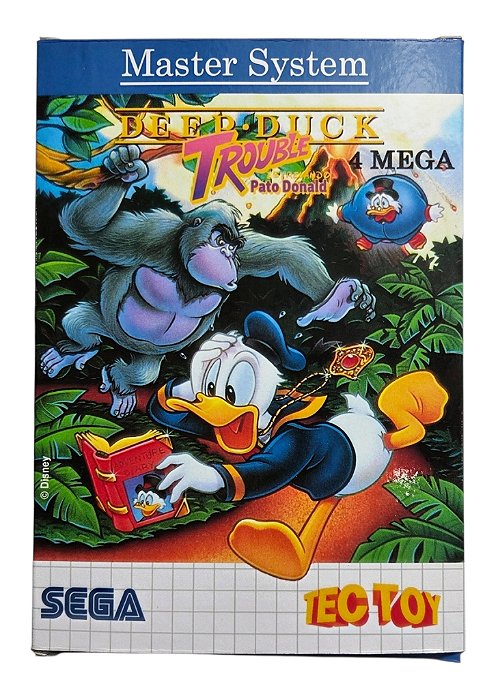Jogo Deep Duck Touble estrelando Pato Donald [REPRO] - Master System