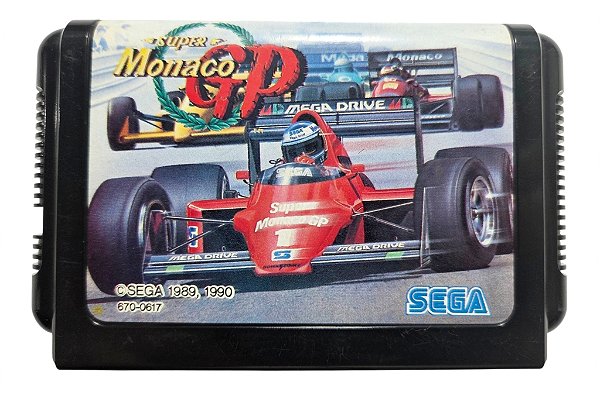 Jogo Super Monaco GP Original [JAPONÊS] - Mega Drive