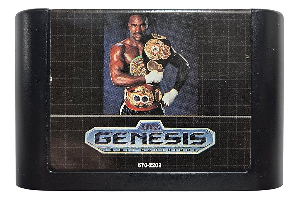 Jogo Evander Holyfields Real Deal Boxing Original - Mega Drive