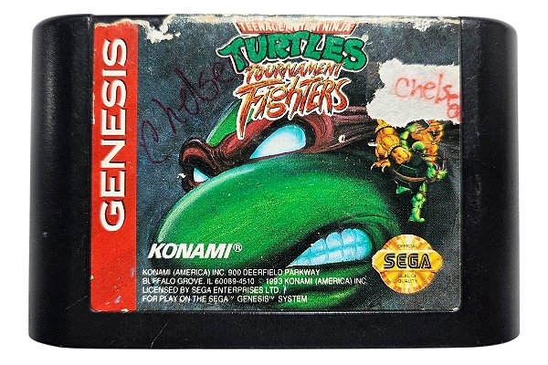 Jogo Turtles Tournament Fighters Original - Mega Drive