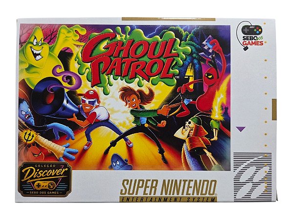 Jogo Ghoul Patrol (Coleção Discover) - SNES