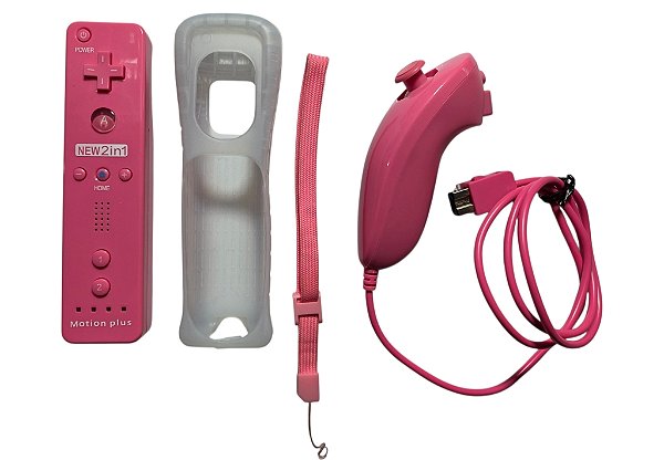 Controle (com motion plus) + Nunchuck - WII