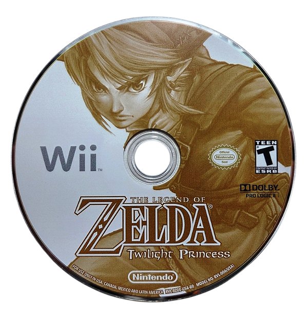 Jogo Zelda Twilight Princess Original - Wii