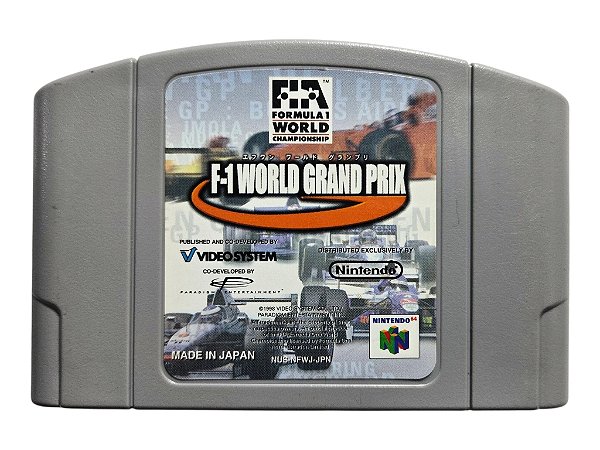Jogo F-1 World Grand Prix Original [JAPONÊS] - N64