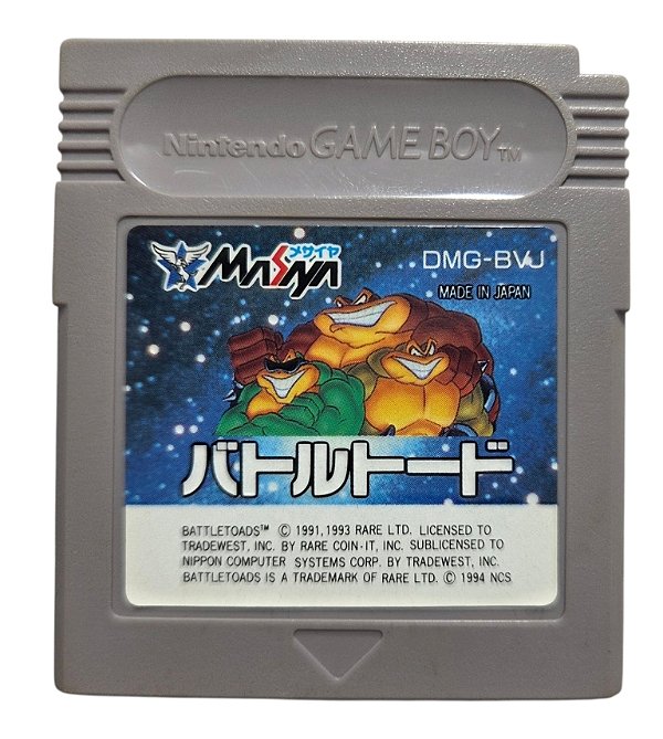 Jogo Battletoads Original [JAPONÊS] - GB