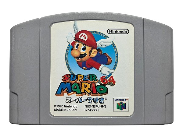 Jogo Super Mario 64 Original [JAPONÊS] - N64