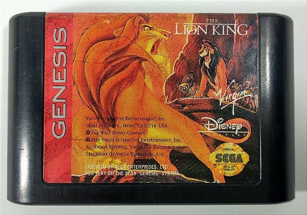 Rei Leão Original - Mega Drive