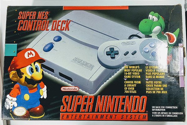 Super Nintendo Baby na caixa - SNES