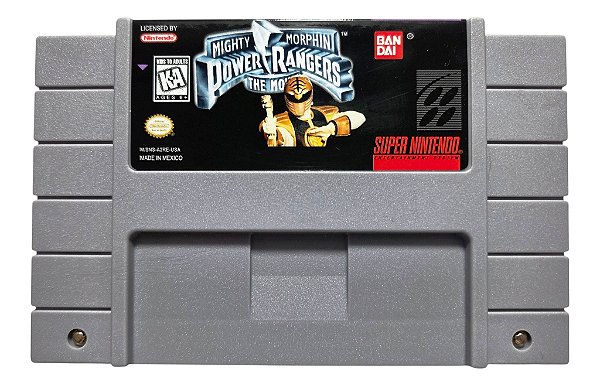 Jogo Power Rangers the Movie - SNES