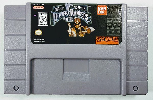 Jogo Power Rangers the Movie - SNES