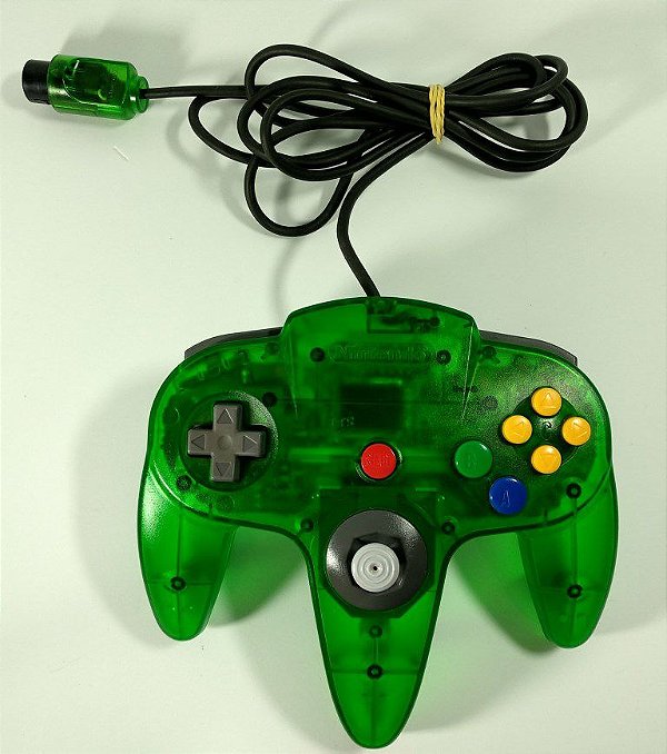 Controle Usb Pc Emulador Nintendo 64 N64 Translúcido Cores