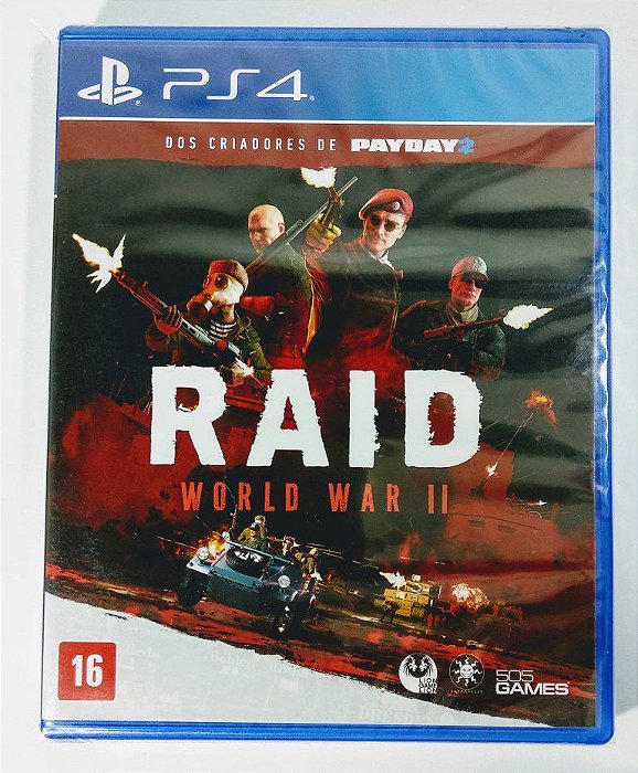 Jogo Raid World War II (lacrado) - PS4