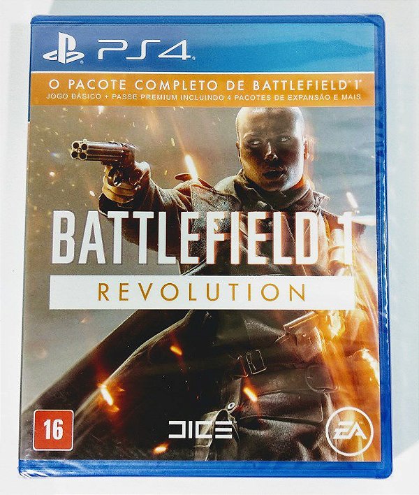 Jogo Battlefield 1 Revolution (lacrado) - PS4
