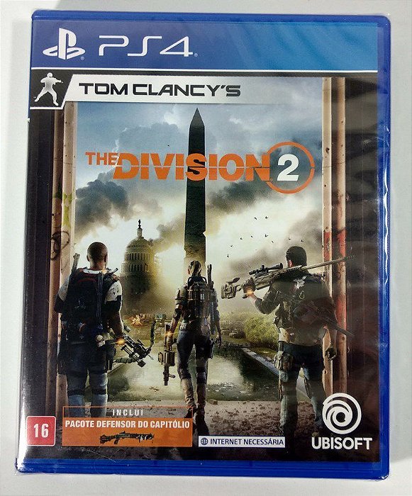 Jogo Tom Clancys The Division 2 (lacrado) - PS4