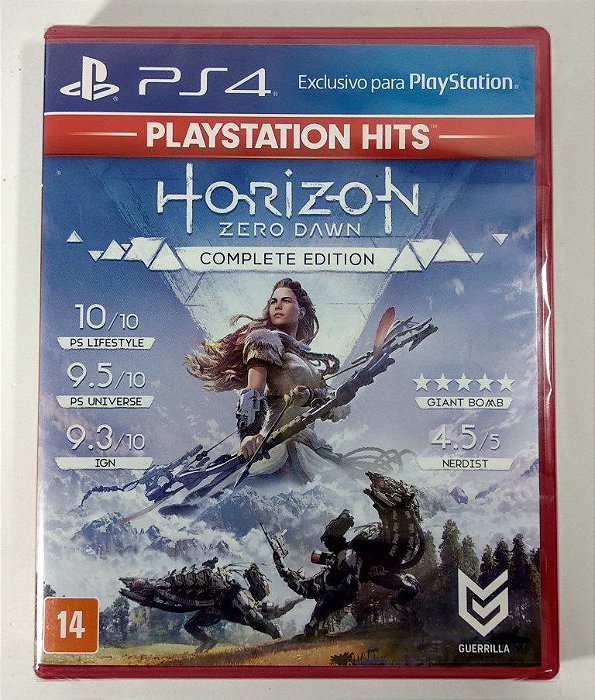 Jogo Horizon Zero Dawn Ps4 Midia Fisica Original Lacrado Português