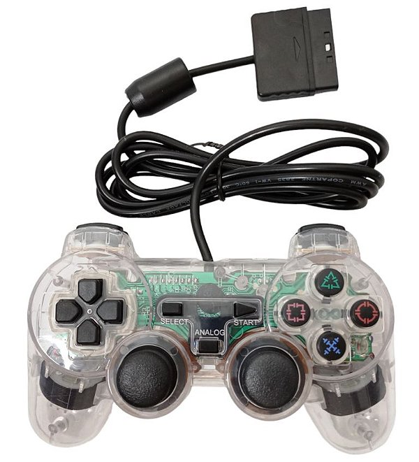 Controle Dualshock PS One Branco - PS1 - Comprar Jogos