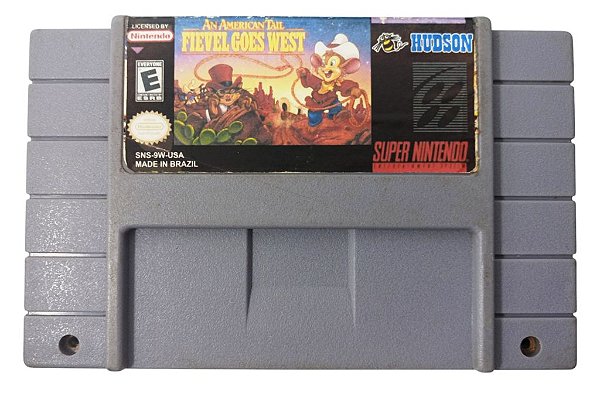 Jogo An American Tail Fievel Goes West - SNES