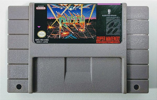 Jogo Raiden Densetsu - SNES