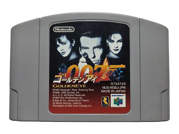 Jogo 007 Goldeneye Original [Japonês] - N64