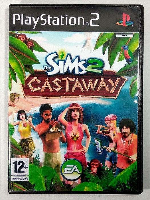 Jogo PS2 Os Sims 2 Naufragos