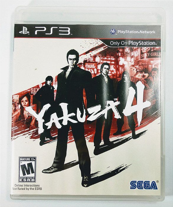 Jogo Yakuza 4 - PS3