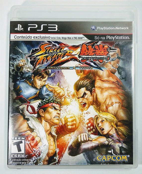 Jogo Street Fighter X Tekken - PS3