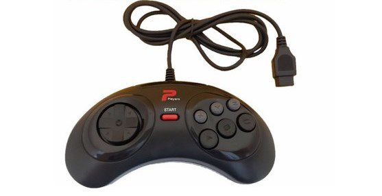 Controle 6 botões Players - Mega Drive