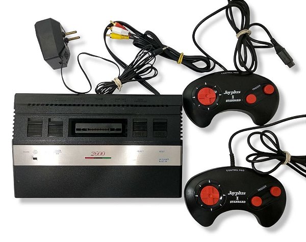 Console 2600 JR (Sistema Atari com 64 Jogos)