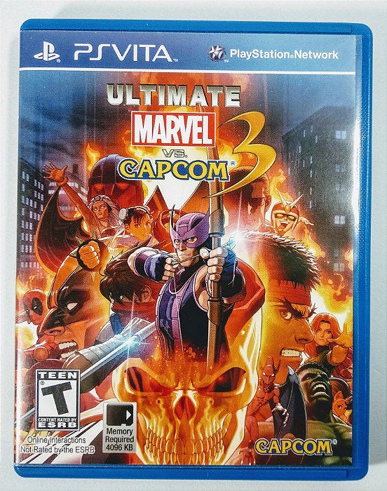 Jogo Ultimate Marvel vs Capcom 3 - PS Vita