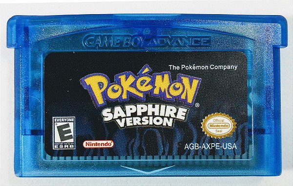 Jogo Pokemon Sapphire Version - GBA