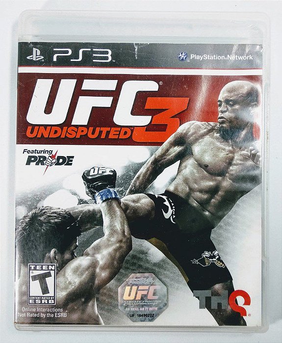 UFC 3 UNDISPUTED - JOGO USADO XBOX 360