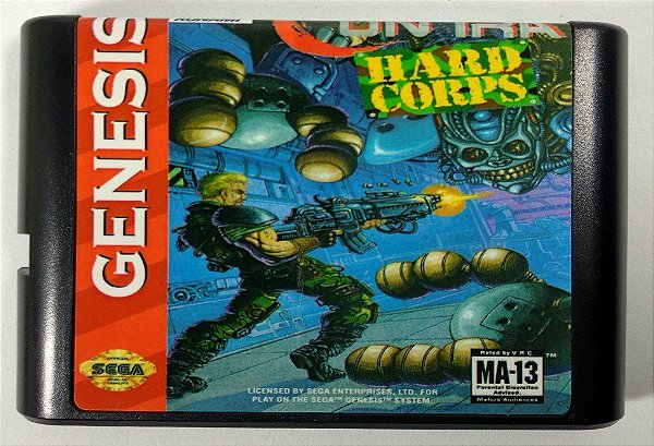 Jogo Contra Hard Cops - Mega Drive