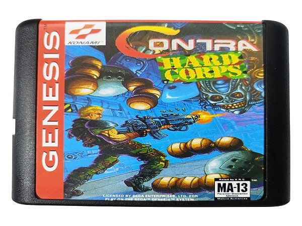 Jogo Contra Hard Cops - Mega Drive