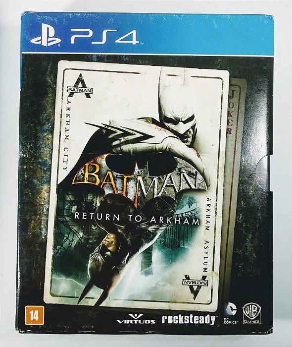 Jogo Batman Return To Arkham + Filme - PS4