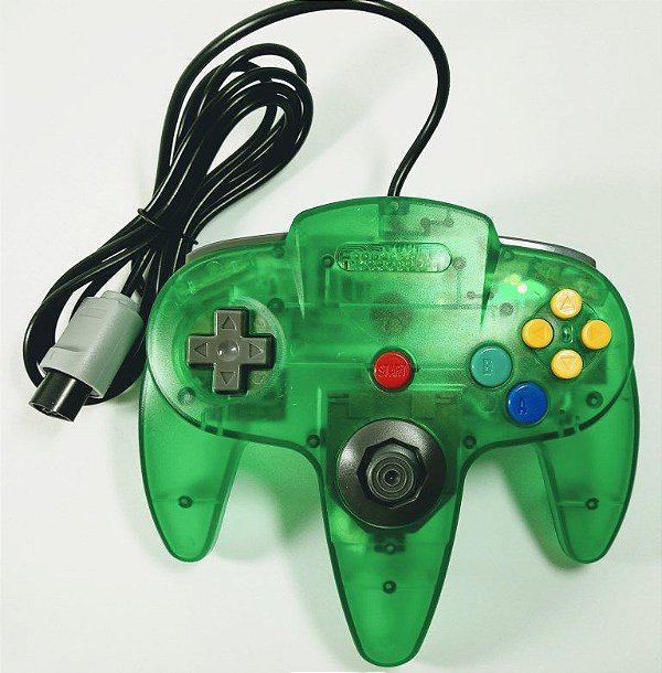 Controle translúcido Verde - N64