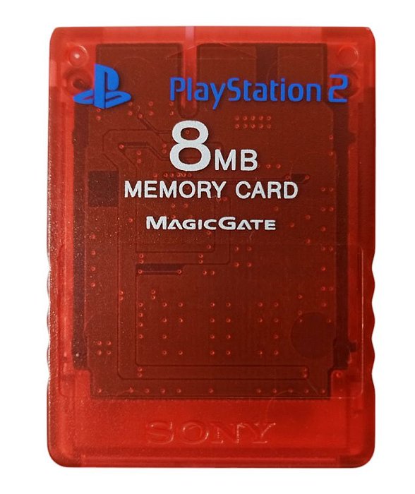 Memory Card (vermelho) Original - PS2