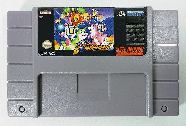 Jogo Super Bomberman 3 - SNES