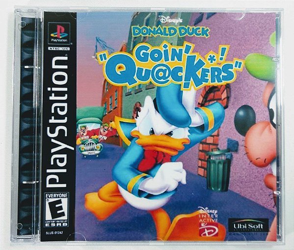 Donald Duck Goin Quackers REPLICA PS ONE Sebo Dos Games Games Antigos E Usados Dos