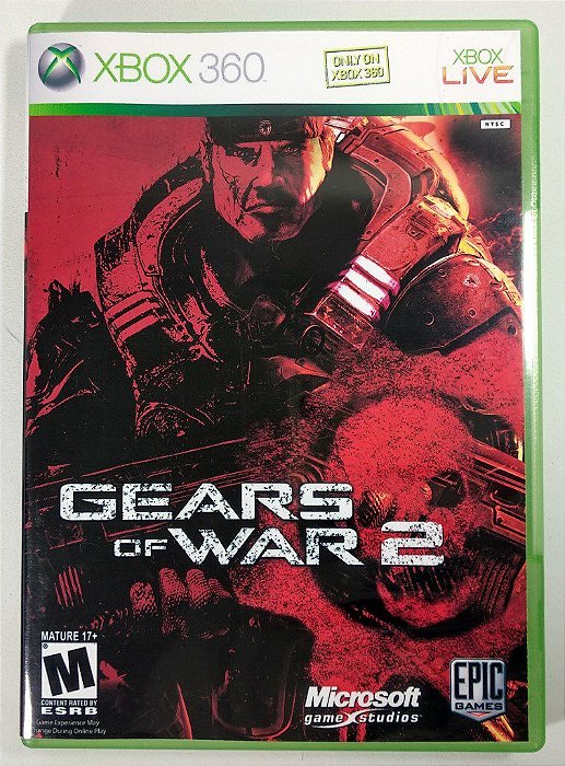 Jogo Gears of War - Xbox 360 Mídia Física Usado