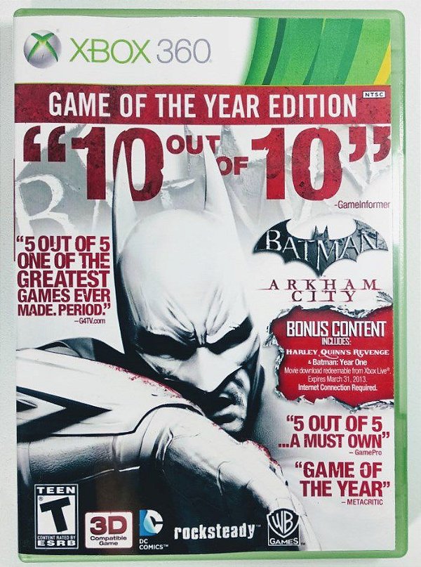 Batman Arkham City [REPRO-PACTH] - Xbox 360