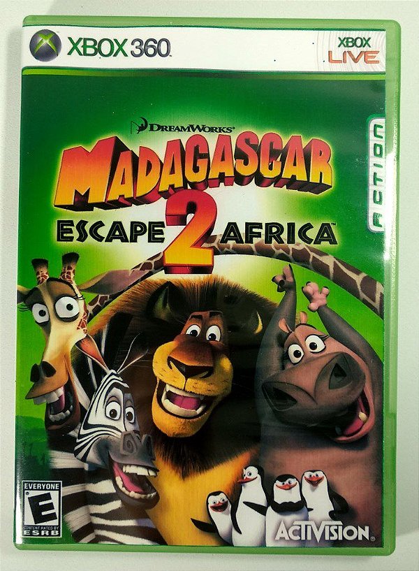 Madagascar 2 [REPRO-PACTH] - Xbox 360 - Sebo dos Games - 10 anos!