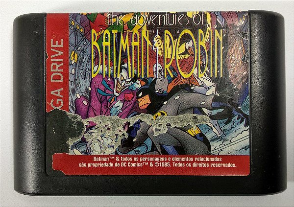 Jogo The Adventures of Batman & Robin original - Mega Drive