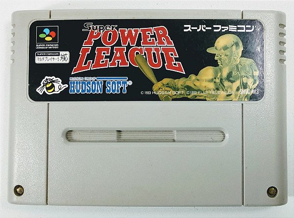 Jogo Super Power League Original - Super Famicom