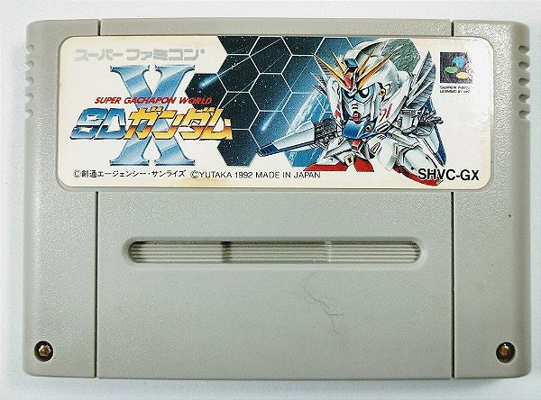 Jogo Super Gachapon World SD Gundam X - Super Famicom
