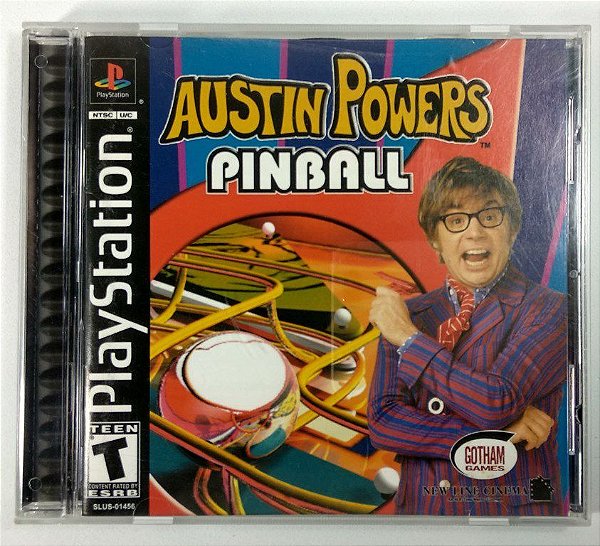 Jogo Austin Powers Pinball Original  - PS1 ONE