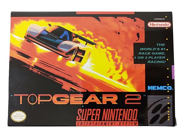 Jogo Top Gear 2 - SNES