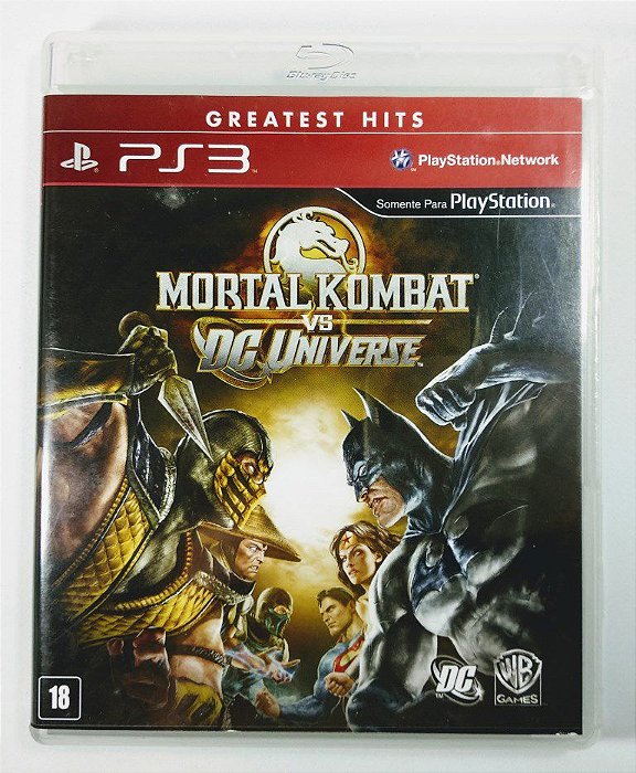 Jogo Mortal Kombat vs DC Universe - PS3