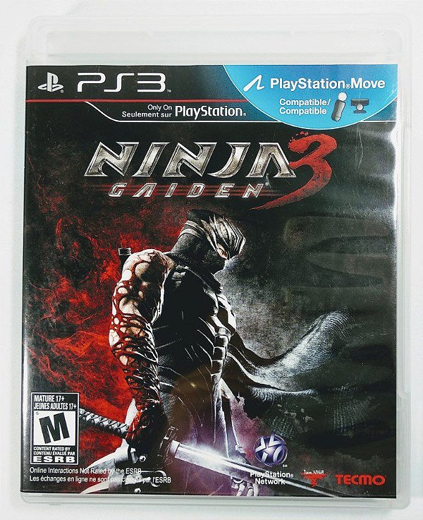 Jogo Ninja Gaiden 3 - PS3 - Sebo dos Games - 9 anos! Games Antigos e  Usados, do Atari ao PS5